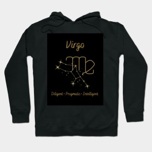 Astrology Collection - Virgo (Symbol & Constellation) Hoodie